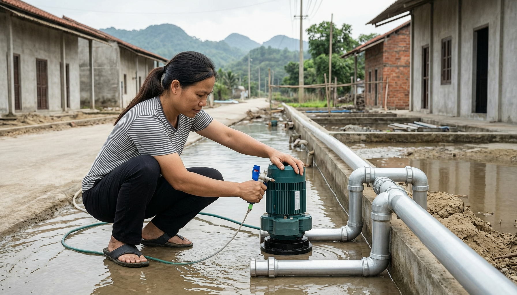 Thi công hệ thống điện nước trọn gói tại Hà Tĩnh